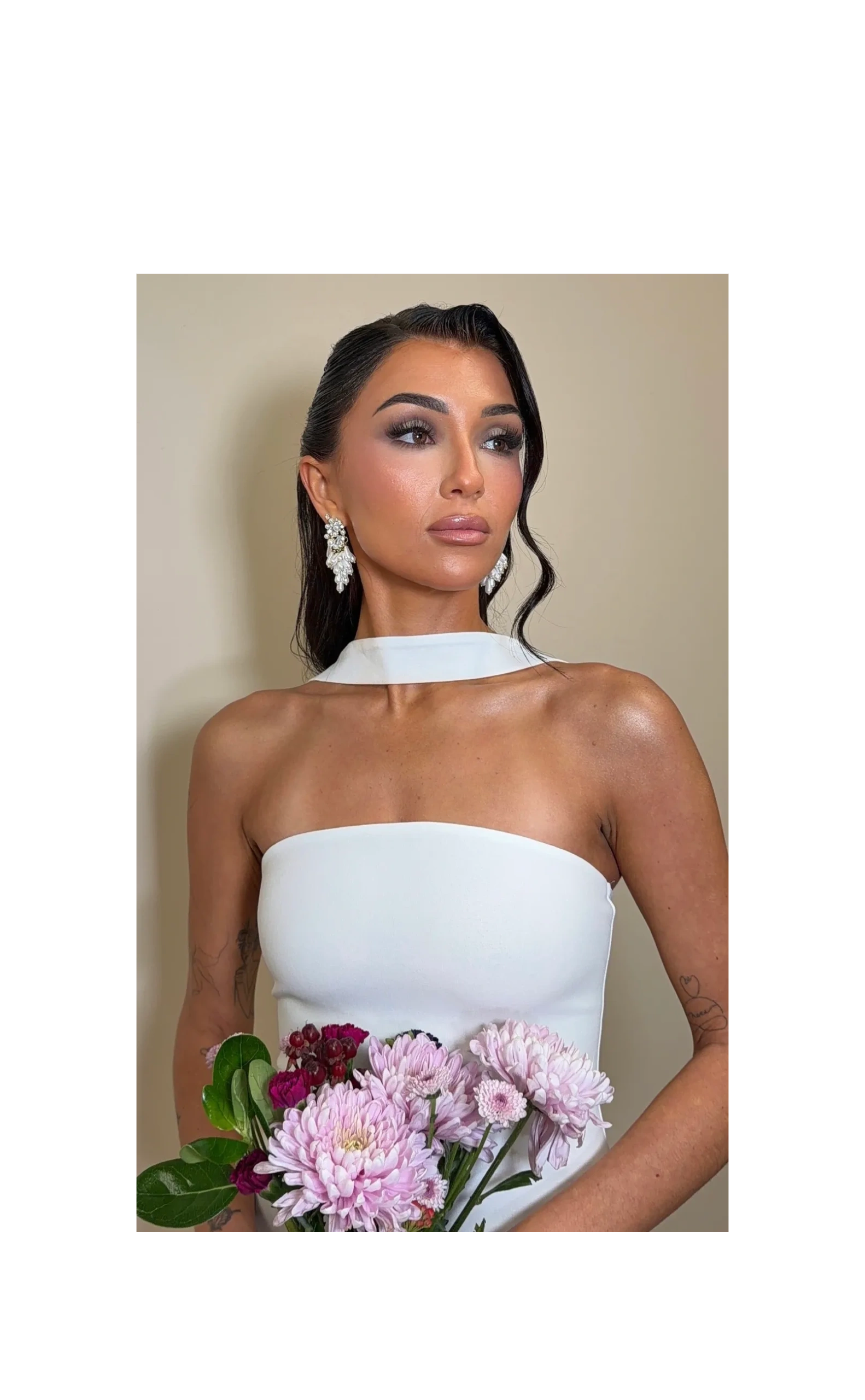Bridal makeup look by Layla M